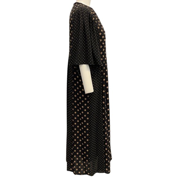 Muveil Black / Tan Dot Dress - Picture 2 of 4